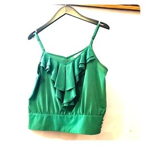 Green tank top